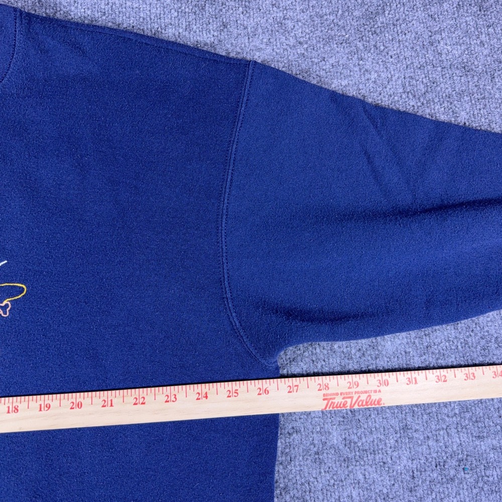 Fruit of the Loom Grandpa Sweatshirt Navy Blue Embroidered Graphic XXL - Picture 7 of 9